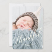 Carte photo moderne de Thanksgiving (Devant)