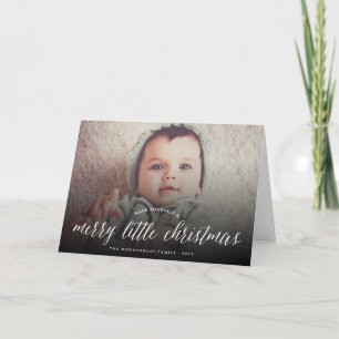 Carte photo moderne de vacances de Joyeux petit