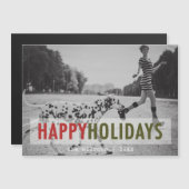 CARTE PHOTO MODERNE DE VACANCES DES VACANCES (Devant / Derrière)