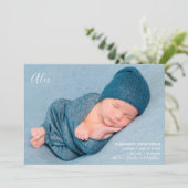 Carte photo moderne élégant (Debout devant)