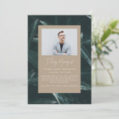 Carte Photo moderne élégante de la peine de compassion (Debout devant)