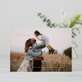 Carte photo moderne Joyeux Noël (Debout devant)