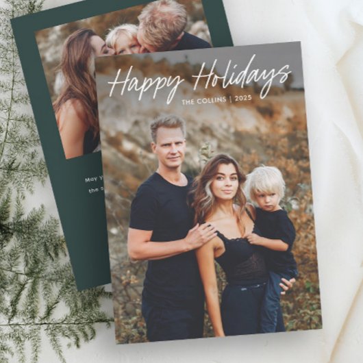 Carte Photo Moderne Manuscrit 2 