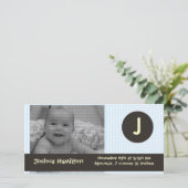 carte photo monogramme (Debout devant)