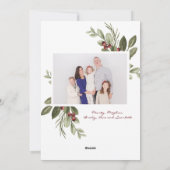 Carte photo multiple de Noël (Dos)