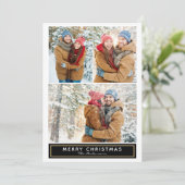 Carte photo multiple de Noël (Debout devant)