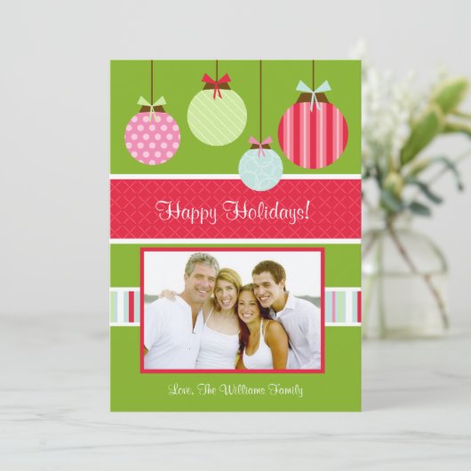 Carte photo Noël (Debout devant)