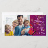 Carte photo Noël 005 (Devant / Derrière)