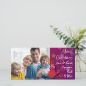 Carte photo Noël 005 (Debout devant)