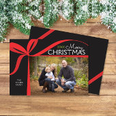 Carte photo Noël Bow