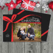 Carte photo Noël Bow