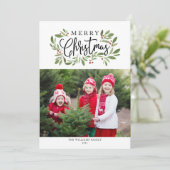 Carte photo Noël Holly-Holiday (Debout devant)