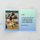 Carte Photo Nom Sentiment Sport Thème Volleyball (Intérieur)