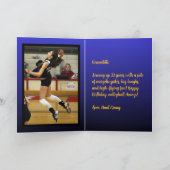 Carte Photo Nom Sentiment Sport Thème Volleyball (Intérieur)