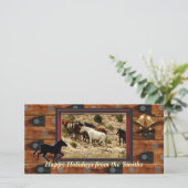 Carte photo occidental (Debout devant)