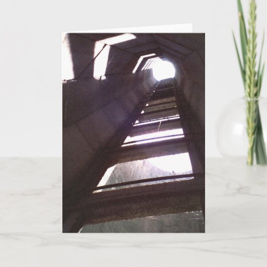 Carte Photo Old Farm Buildings Barn Silo Ladder (Devant)