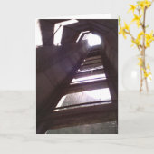 Carte Photo Old Farm Buildings Barn Silo Ladder (Fleur jaune)