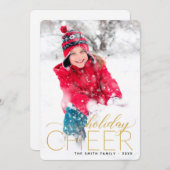 Carte photo or Cheer (Devant / Derrière)