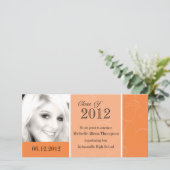 Carte photo Orange Graduation (Debout devant)