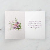 Carte Photo originale Pink Green Floral Frame Photo Fête (Intérieur)