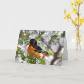 Carte Photo Oriole (Fleur jaune)