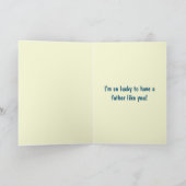 Carte photo pailletée pour mari pour la fête des p (Intérieur)