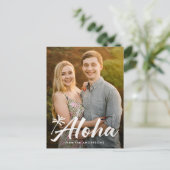 Carte Photo Palmier Aloha 2 (Debout devant)
