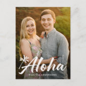 Carte Photo Palmier Aloha 2 (Devant)