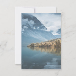 Carte photo paysager scandinave