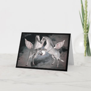 Carte photo Pegasus Imaginaire de la pleine mère c
