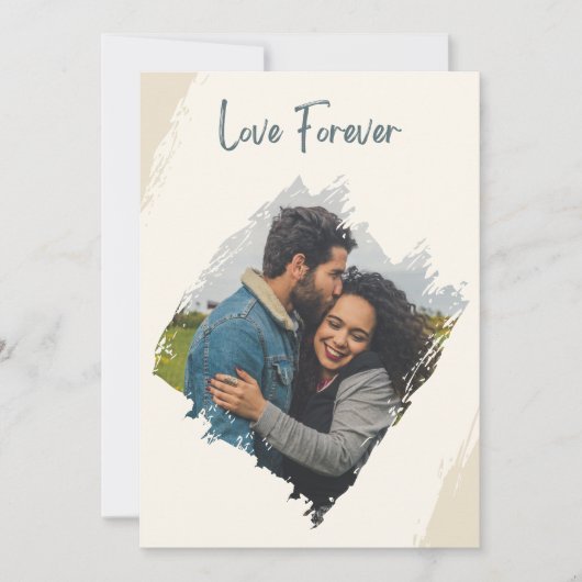 Carte photo personnalisable (Devant)