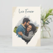 Carte photo personnalisable (Debout devant)