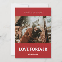 Photo personnalisable avec Forever Love Card