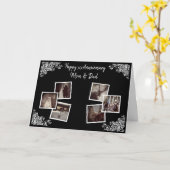 Carte photo personnalisé d'anniversaire (Fleur jaune)