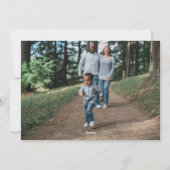 Carte photo personnalisé de devis bon thanksgiving (Dos)