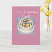 Carte photo Personnalisé - Faites-Vous Vous-Même ! (Fleur jaune)