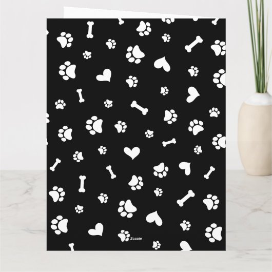 Carte Photo personnalisé Meilleur Papa Chien de tous les (Dos)