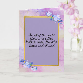 Carte Photo personnalisé pour la fête des Mères