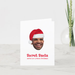Carte photo personnalisé Secret Père Noël Noël