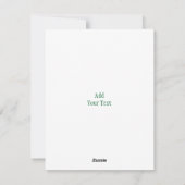 Carte photo personnalisé St Patrick's Day oncle Sh (Dos)