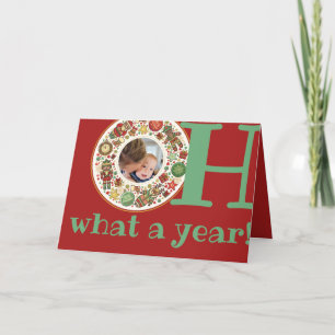 Carte Photo personnalisée Adieu 2020 Fêtes de Noël amusa