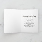 Carte Photo personnalisée, Anniversaire (Intérieur)