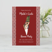 Carte photo personnalisée de la Palestine, enseign (Debout devant)