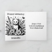 Carte Photo personnalisée et nom Anniversaire de l'enfan (Intérieur)