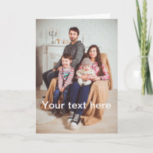 Carte Photo personnalisée et/ou texte