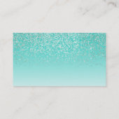 Carte photo personnalisée Glittery (Dos)