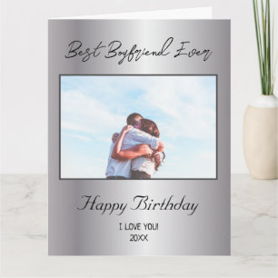Carte Photo personnalisée Joyeux anniversaire meilleur B