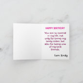 Carte Photo personnalisée moderne simple Anniversaire (Intérieur)