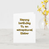 Carte Photo personnalisée moderne simple Anniversaire (Fleur jaune)