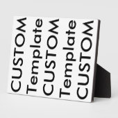 Carte photo personnalisée Plaque 5" x 7" avec Ease (Côté)